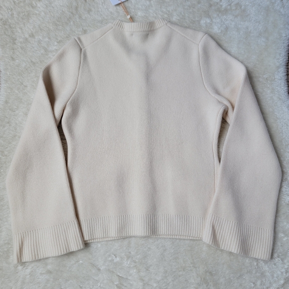 NWT Quince 100% Mongolian Cashmere Structured Cardigan, Ivory M ✨🤍 - Picture 8 of 9